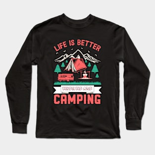 Camping Long Sleeve T-Shirt